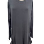 Betabrand Sweatshirt Travel Dress Long Sleeve Jersey Modal Silk Black Size XL Photo 4