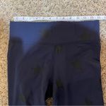 Terez  Navy Blue Black Star Foil Printed Athletic Leggings Size Medium Photo 11