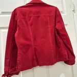 Live a Little Red Leather Jacket Photo 1