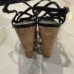 Madden Girl Strappy Platform Cork Wedge Sandals Womens 9M Gold Accents Summer Photo 3