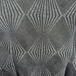 Alfani Shimmer Fit & Flare Cocktail Dress Black Gray Size 14 Knee Length Stretch Photo 5