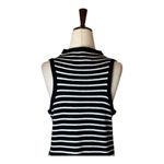 Cupcakes And Cashmere‎ Dress Women Medium Black White Striped Knit Piper Mini Photo 5