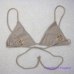 Aila Blue NEW Free People Soraya Bikini Top, tan, size L Photo 7