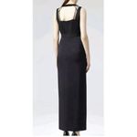 Reiss Designer Snares satin maxi dress size 0--navy lace detail Photo 2