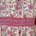 Anthropologie Love The Label Love Sam Pink Border Print Floral Dress Size L Size L Photo 3