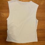 H&M Ivory Scrunch Tank Top Photo 3