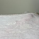 Aerie  Beige Smiley Face Find Your Joy Cotton T-shirt Women's XS Photo 4