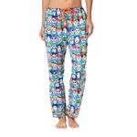 The Cat's Pajamas Women's Frida Cotton Poplin Pajama Pant Blue Size S Photo 10