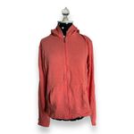 Horny Toad Womens Hoodie L Coral Orange Hoodie Flexcel Lightweight Media Pocket Photo 2