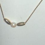 Vintage Gold Tone Dainty Faux Pearl Beaded Boho Necklaces Photo 2