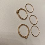 Altar'd State NWOT altar d’state set of five dainty gold rings Photo 3