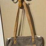 Myra Bag Tan and Gray Patterned Tote Photo 2