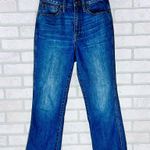 Madewell Rigid Demi Boot Crop Raw Hem Jeans in MacGill Wash Size 26 Photo 5