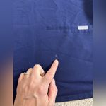 FIGS  Casma 3 Pocket Scrub Top Women Medium Blue Stretch Medical Nurse Uniform Photo 6