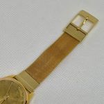 Vintage 1976 Rouan Bicentennial Coin Watch gold tone mechanical 29mm works Photo 4