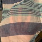 Kohls SO Blue and White Striped Button Down Photo 4