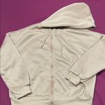 SheIn Beige Hoodie Jacket Photo 0