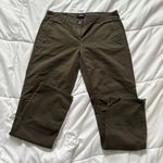 Talbots  Womens Size 6 Pants Modern Fit Zip Pockets Dark Green Zip Leg Photo 0