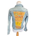Lucky Brand Womens Dixie Embroidered Back Patch Denim Jean Jacket - Sz S Photo 4