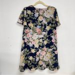 Show Me Your Mumu  Navy Blue Floral Mini Shift Dress Womens S Babydoll Coquette Photo 6