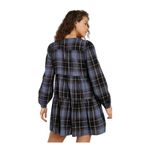 Urban Outfitters  XS Long Sleeve plaid Flannel button up mini dress​​​​​ Photo 1