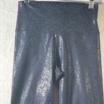 Aerie OFFLINE Shiny Dark Navy Snake Print High Waisted Leggings S Short Blue Size undefined Photo 1