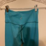 Zyia  Active Teal Venom Metallic Ombré Light N Tight Hi-Rise 7/8 Leggings Size 0 Photo 2