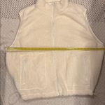 Girlfriend Collective  Womens Cream Fleece Vest 5XL Photo 3