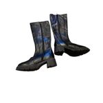 Eric Michael  Women's Black Tall Chunky Boots New Size 8 39 Photo 2