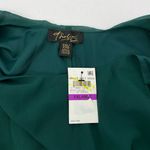 Thalia Sodi XXLElegant Emerald Green Chiffon Dress (Z129) Tan Size XXL Photo 2