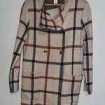 H by Halston Halston Plaid Knit Sweater Cardigan Jacket sz S Photo 0