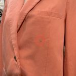 Everlane Peachy The Tencel Oversized Padded Shoulder Collared Blazer Jacket Photo 4