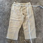 Jillian Jones‎ Petite Embroidered Linen Pants Size 16P Wide Leg High Waisted Photo 2