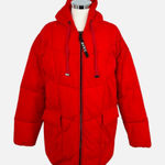 Avec Les Filles Puffer Coat Jacket Hooded Mid-Length Size Large Photo 0