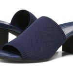 Vionic Navy Blue Fleur Women's Slide Heeled Sandals 9.5 Photo 0