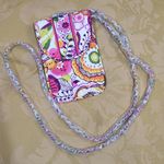 Vera Bradley Clementine Floral Print Cell Phone Mini Crossbody Bag NWOT Photo 0