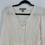 Nine West Vintage America Jean Ivory Boho Keena Dress Womens Size Medium 2010 Photo 1