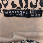 Nasty Gal Black and Brown Ruffled Skirt with Tie Front Photo 3