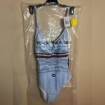 Tommy Hilfiger  Chambray Blue One Piece Medium Swimsuit Photo 4