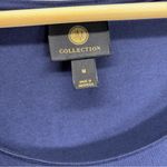 JM Collection Blue Tank Top Classic Scoop Neck Photo 1