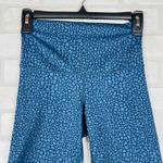 DYI  Activewear Leggings Blue Animal Print High Waist Athletic Women's Small Photo 2
