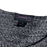 Serendipity by Victoria Grey Cold Shoulder Knit Top | Size S Photo 4