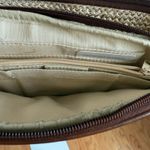 Strada Woven Crossbody Bag‎ Brown Trim Small Purse Shoulder Bag Tan Photo 10