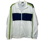 Nike Vintage  white green and navy windbreaker jacket y2k 2000s large Photo 0