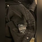 Buffalo David Bitton  Distressed Black Denim Jacket size medium Photo 8