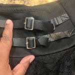 Hot Topic  Small Romantic Goth Lace Buckle Mini Skirt Punk Alt Emo Layered Black Photo 4