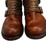 Frye Vintage Jenna Leather Studded Short Brown Boot Sz 6.5 Photo 8