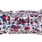 Vera Bradley Barrel Duffel Vineyard Floral Blue Magenta Photo 5