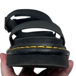 Dr. Martens  “Voss” Black Hydro Leather Sandals Women’s UK 6/US 8 Photo 8