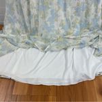 Arula Eliana Tiered Sleeveless Sparkle Floral Fit & Flare Midi Maxi Dress 1X New Blue Photo 7